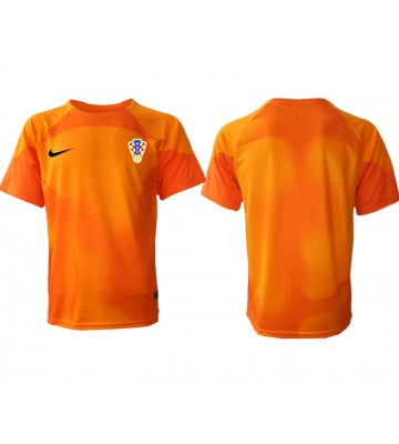 Croatia Goalkeeper Replica Away Stadium Shirt World Cup 2022 Short Sleeve